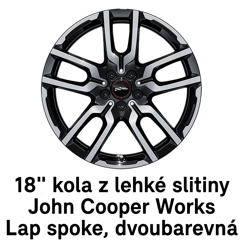 MINI kola: 18" JCW Lap Spoke 2barevná