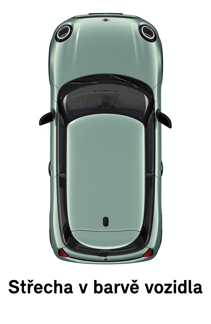MINI střecha: Střecha a zrcátka v barvě karoserie