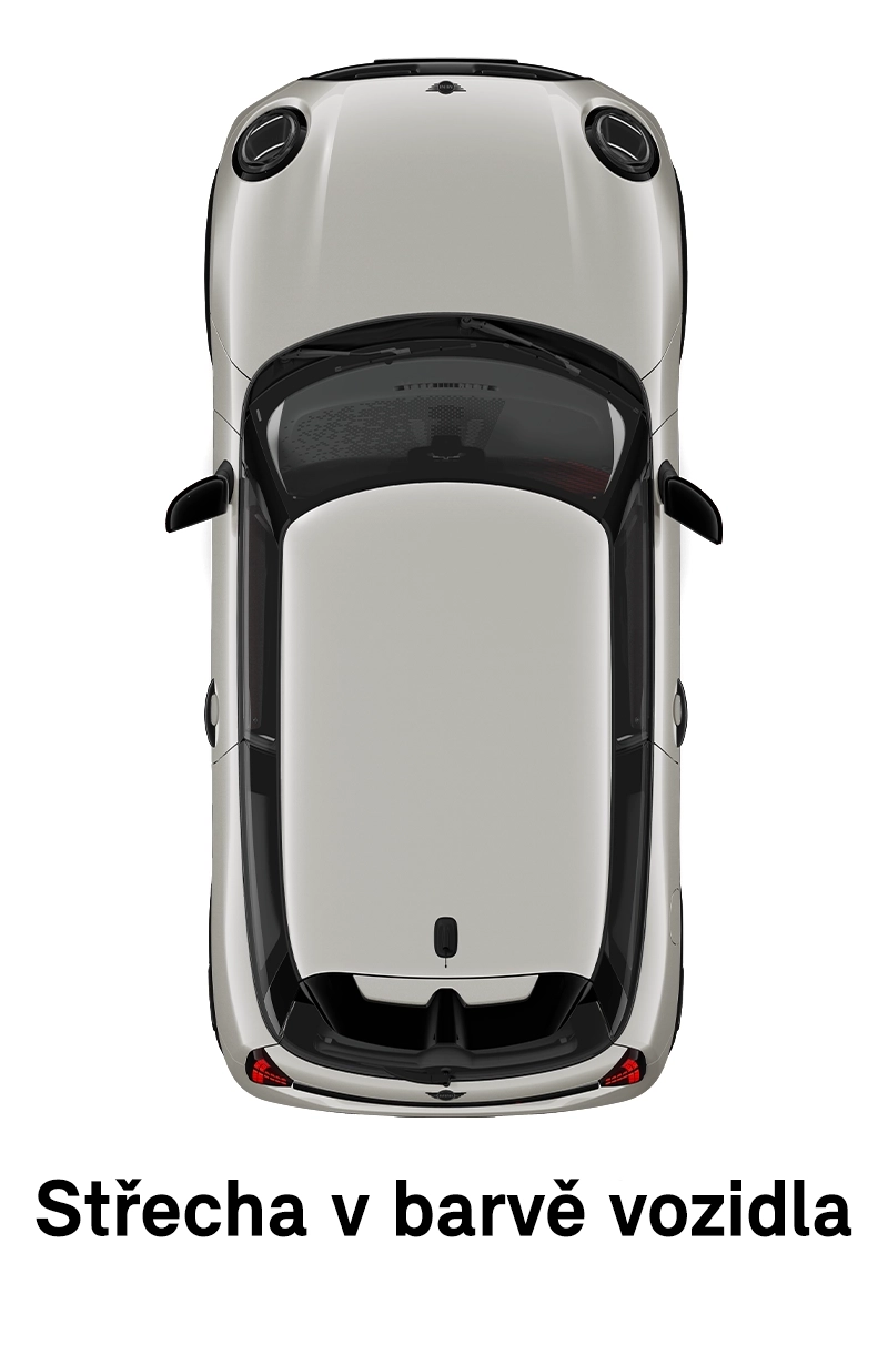 MINI střecha: Střecha a zrcátka v barvě karoserie