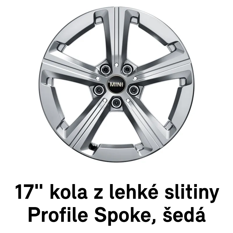 MINI kola: 17" Profile Spoke Grey (šedá)