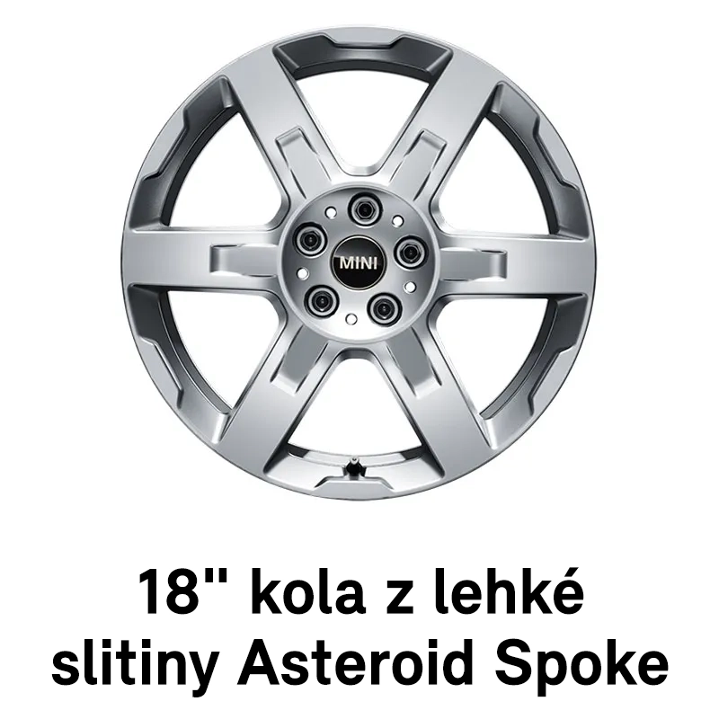 MINI kola: 18" Asteroid Spoke