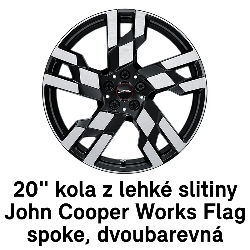 MINI kola: 20" JCW Flag Spoke 2barevná