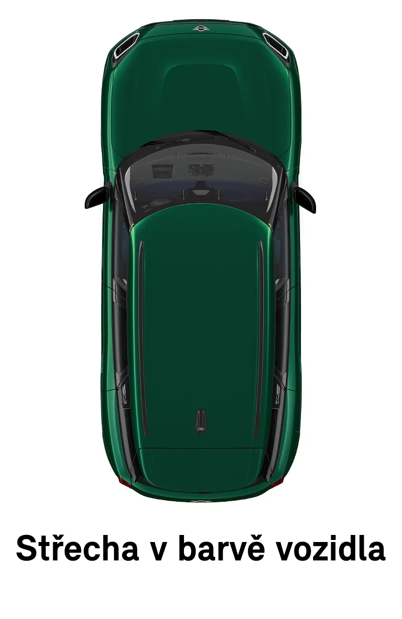 MINI střecha: Střecha a zrcátka v barvě karoserie