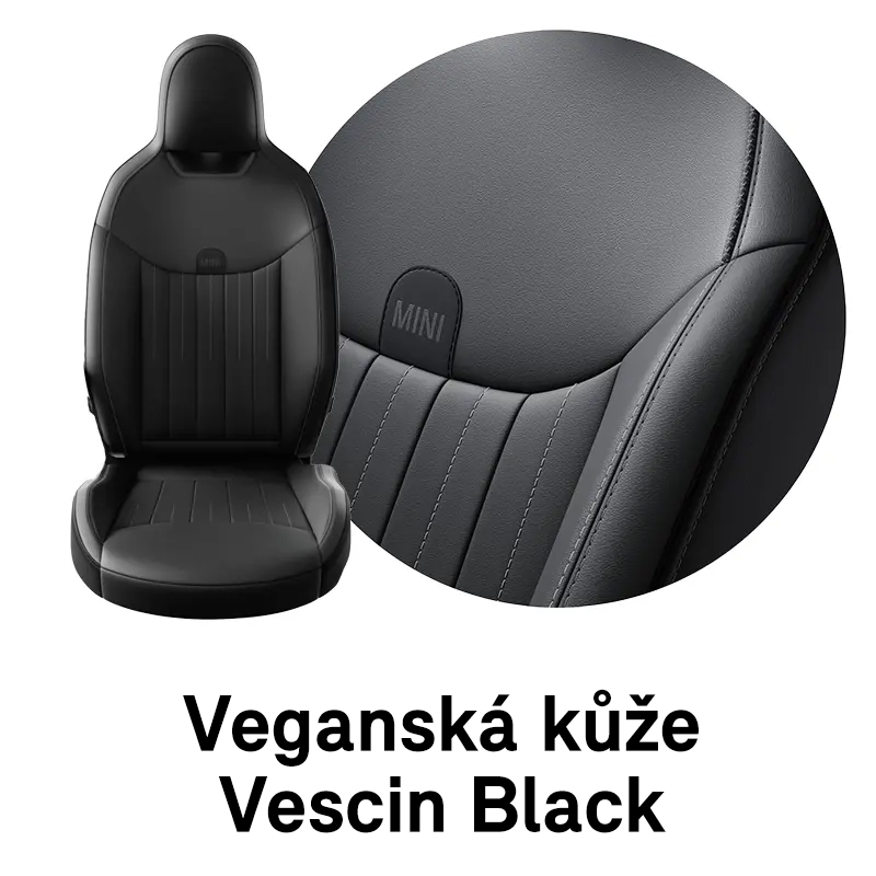 MINI čalounění: Black Vescin (černá)