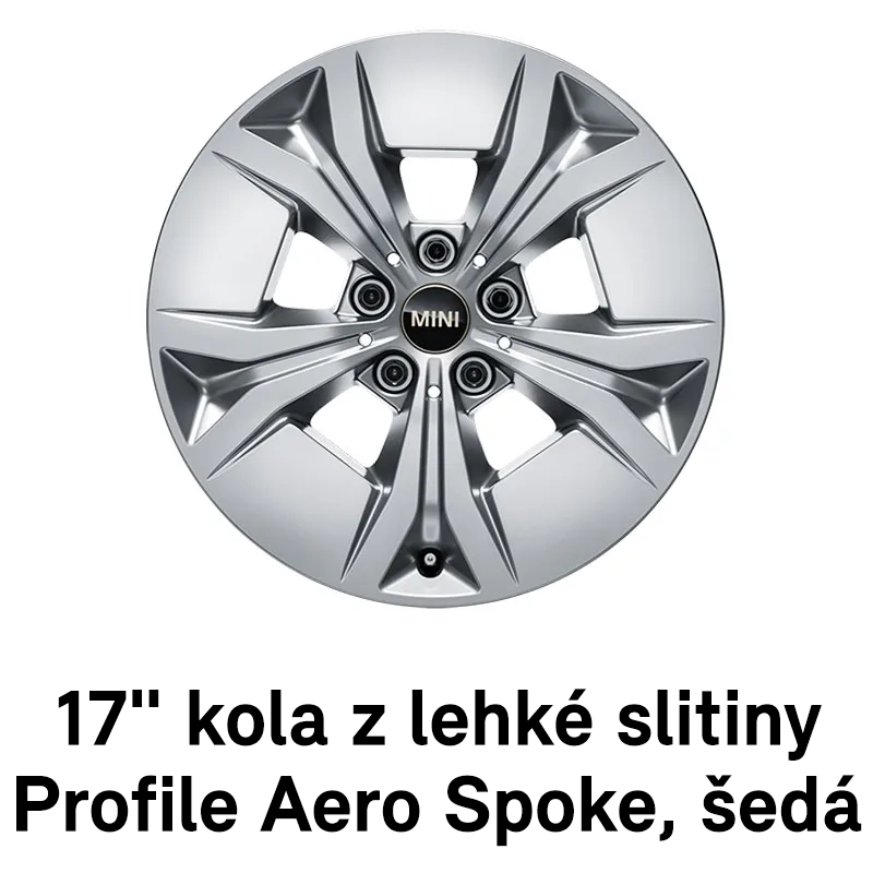 MINI kola: 17" Aero Spoke Grey (šedá)