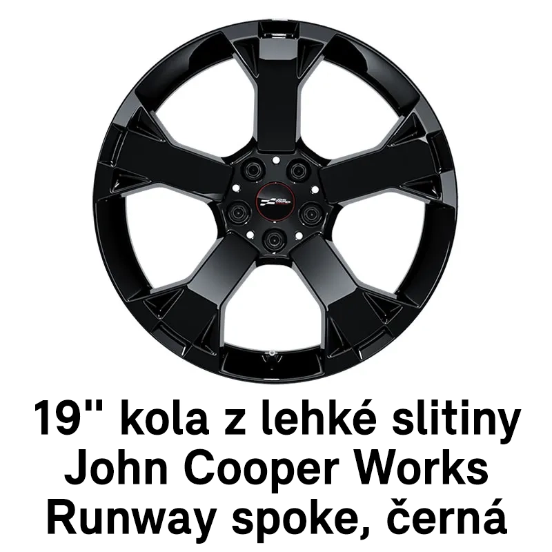 MINI kola: 19" JCW Runway Spoke Black (černá)