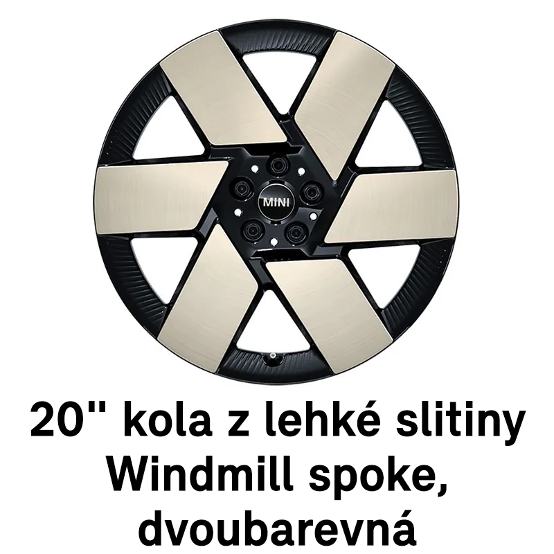 MINI kola: 20" Windmill Spoke (dvoubarevná)