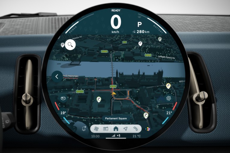MINI connected upgrades - navigace
