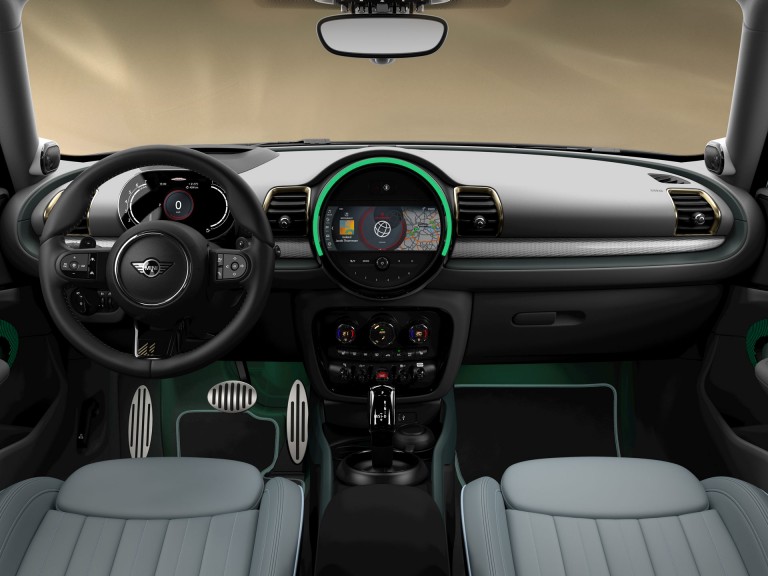 Edice MINI Clubman Untold Edition – interiér – sedadla Sage Green