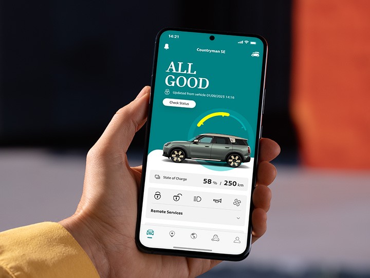 Elektromobilita MINI – aplikace MINI