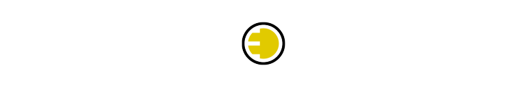 Mini elektromobilita – nabíjení – elektrické logo