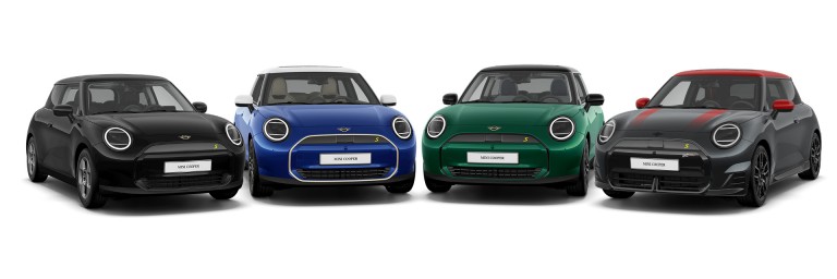 Elektrické MINI – Personalizace – barvy