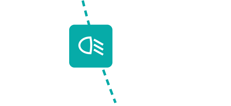 mini Connected – ikona navádění