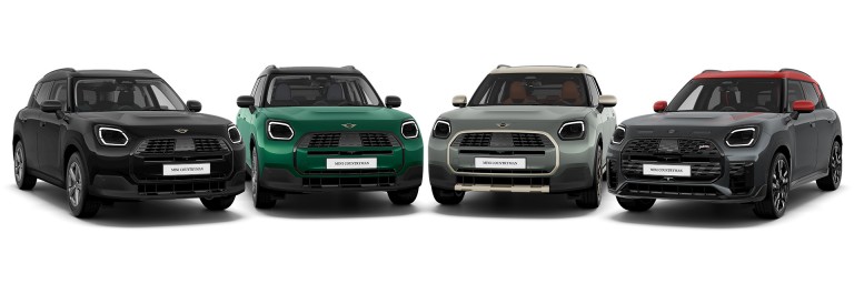 MINI Countryman – personalizace – barvy